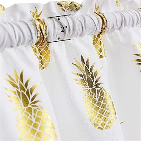 metallic pineapple curtain fabric|Grand Millennial pineapple Curtain Panel .